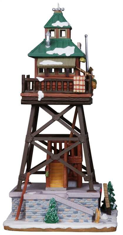 lemax-grizzly-peak-lookout-tower-tour-de-guet-lumineuse image 2