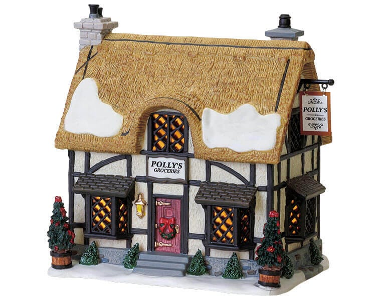 lemax-polly-s-grocery-shoppe-picerie-miniature-lumineuse-no-l image 2