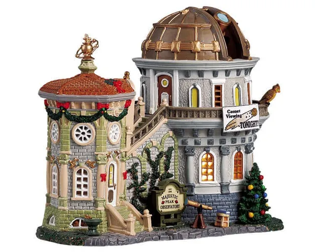 lemax-majestic-peak-observatory-b-timent-miniature-lumineux-observatoire-village image 1