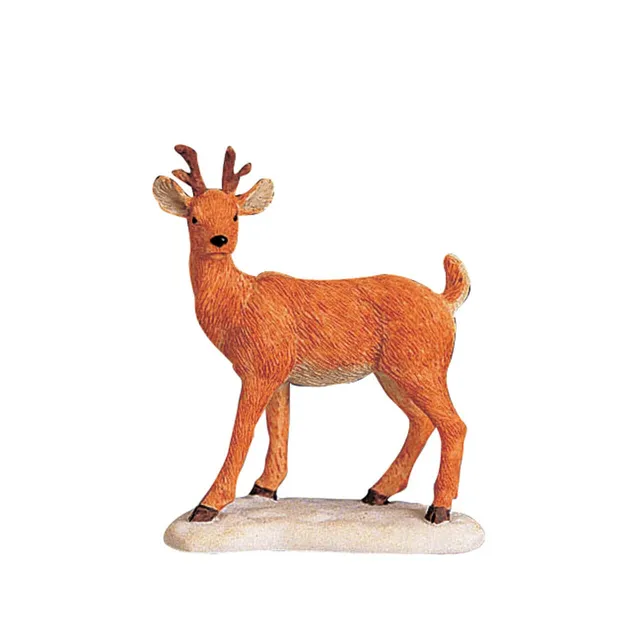 lemax-deer-on-the-hoof-figurine-cerf-pour-village-miniature image 1