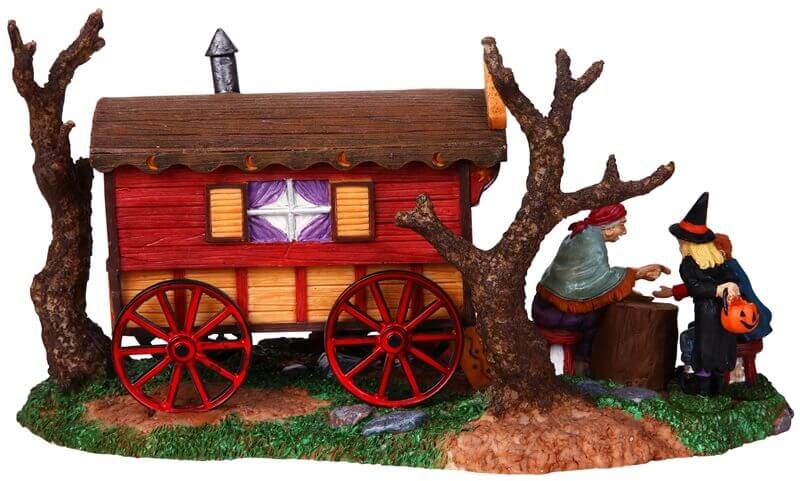 lemax-gypsy-wagon-roulotte-lumineuse-spooky-town image 4