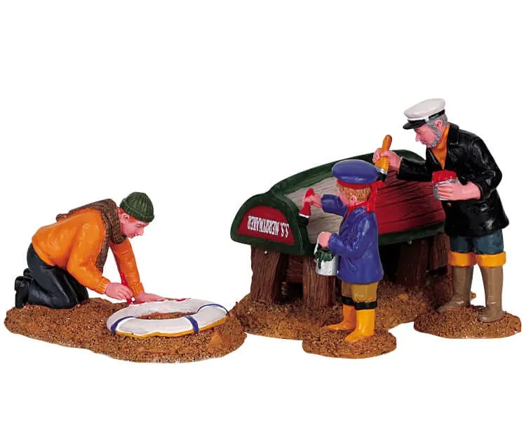 lemax-s-s-merrymaker-bateau-miniature-village-de-no-l image 1