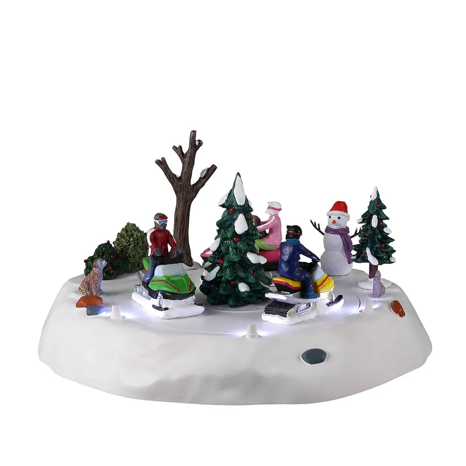 lemax-snowmobile-fun-man-ge-anim-motoneiges-vail-village image 1