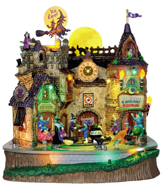 lemax-lil-witches-warlocks-nightcare-garderie-anim-e-spooky-town image 1