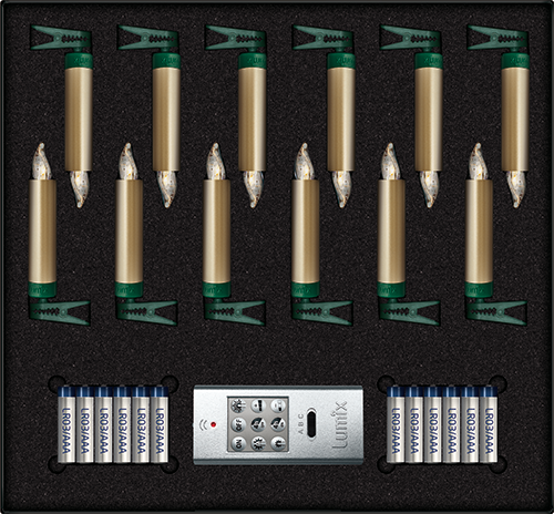 krinner-lumix-superlight-metallic-gold-mini-basis-bougies-led-dor-es image 2