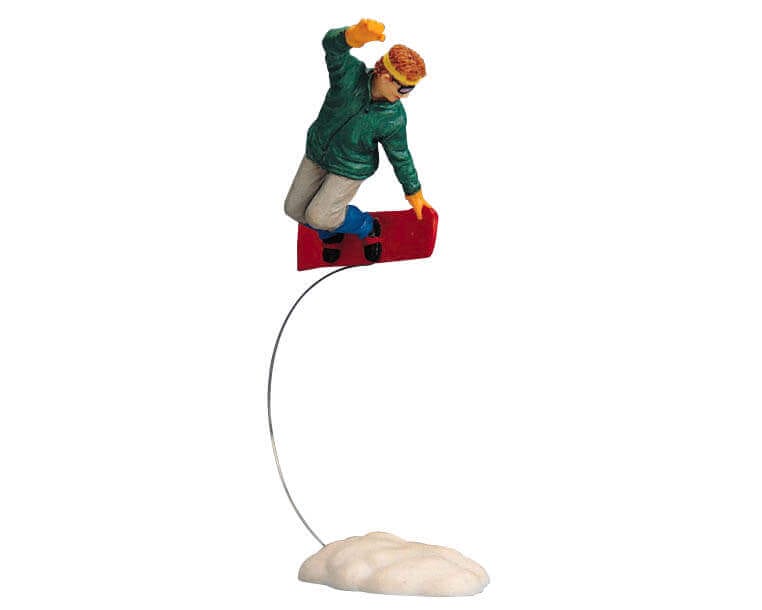 lemax-radical-snowboarder-figurine-village-de-no-l-snowboarder image 1