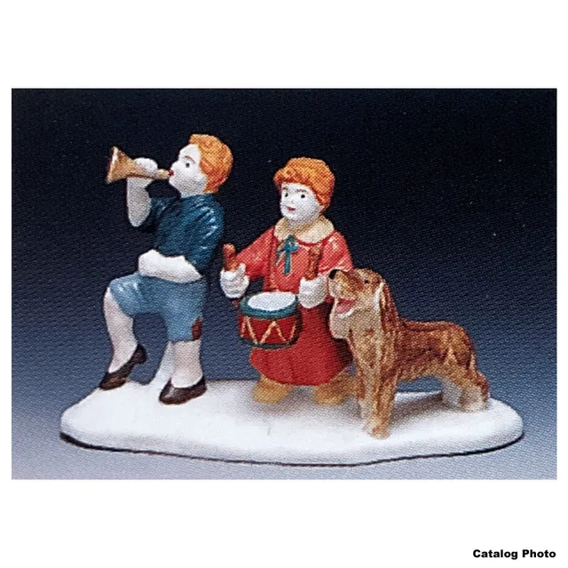 lemax-amateur-musicians-figurines-musiciens-village-miniature image 1