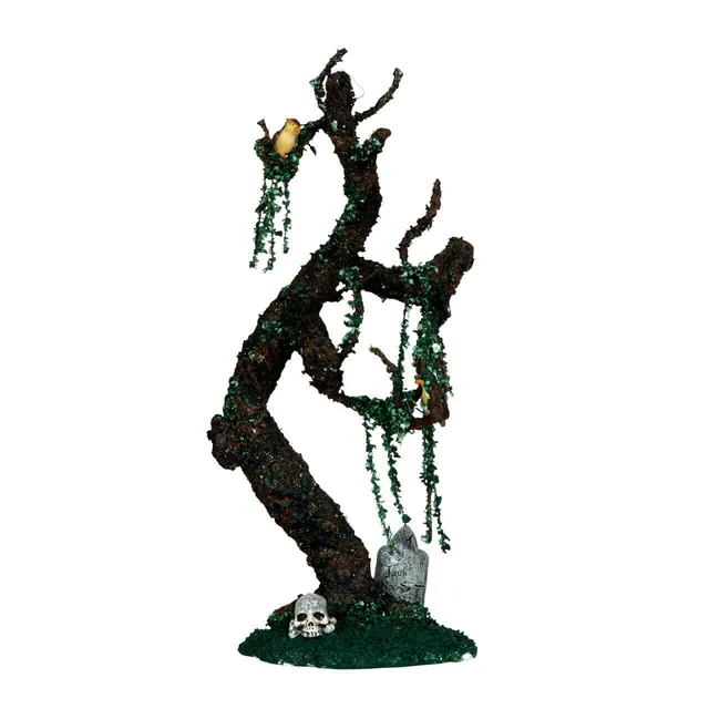 lemax-tombstone-tree-arbre-squelette-spooky-town image 1