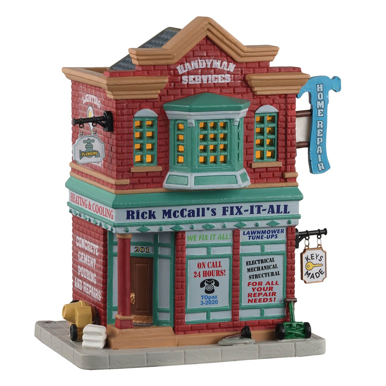lemax-rick-mccall-s-fix-it-all-atelier-miniature-lumineux image 4