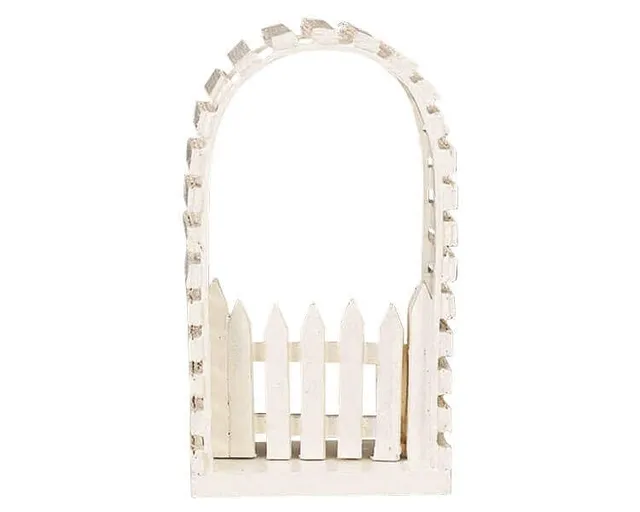 lemax-wooden-arbor-accessoire-tonnelle-en-bois-miniature image 1