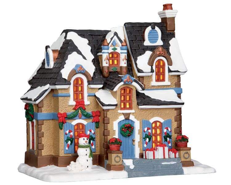 lemax-pierre-s-christmas-maison-de-village-de-no-l-lumineuse image 1