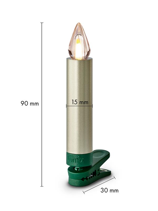 krinner-lumix-superlight-flame-mini-metallic-cashmere-kit-de-base-bougies-led image 3