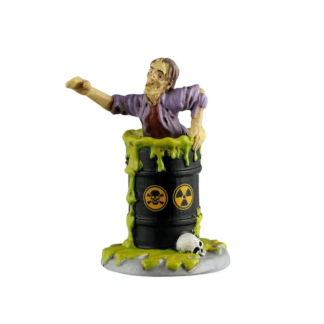 lemax-toxic-zombie-figurine-spooky-town-halloween image 1