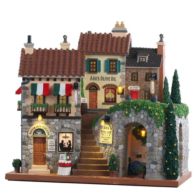 lemax-tuscany-hills-village-miniature-lumineux image 1