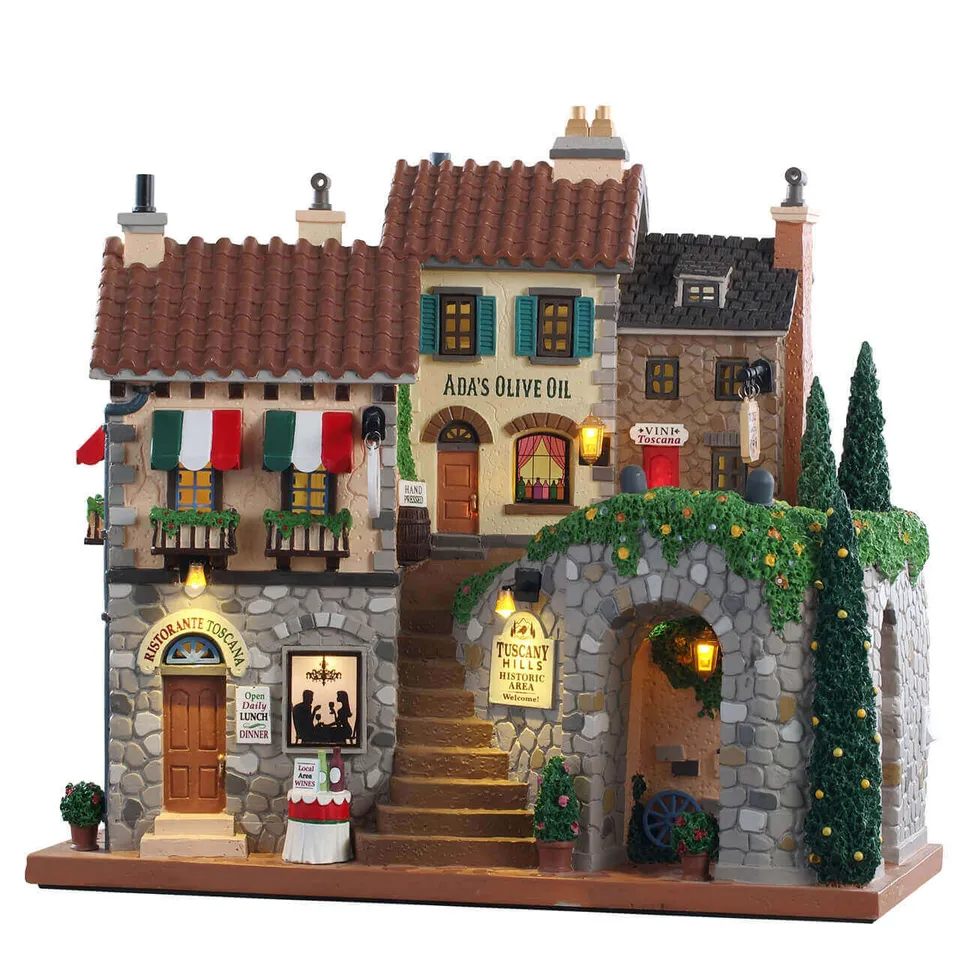 lemax-tuscany-hills-village-miniature-lumineux image 1