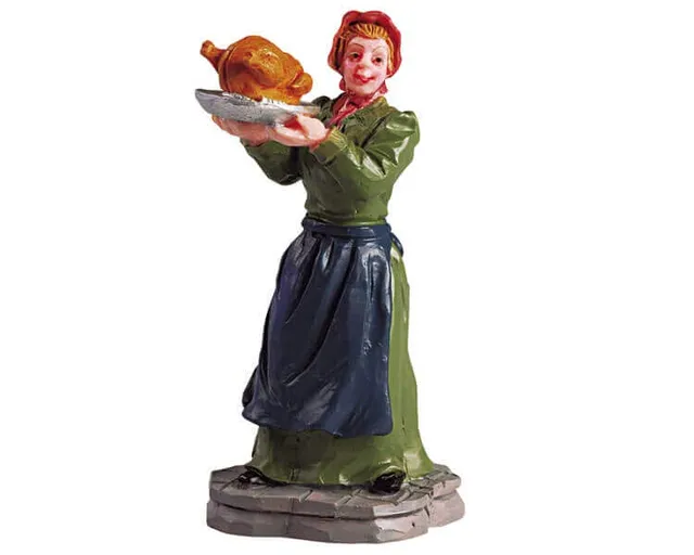 lemax-dinner-s-ready-figurine-miniature-repas-de-no-l image 1