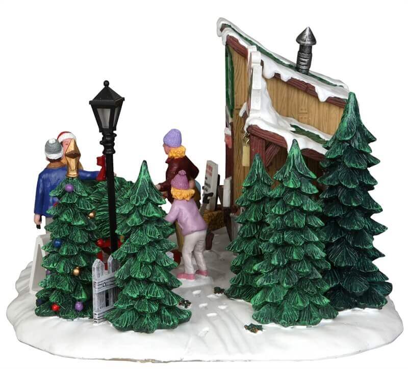 lemax-kris-s-christmas-tree-farm-ferme-sapins-miniature image 4