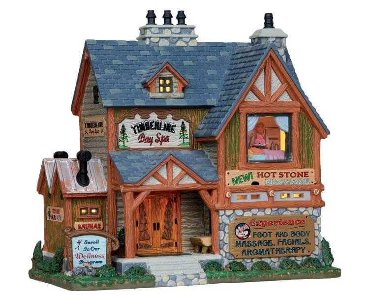 lemax-timberline-day-spa-b-timent-lumineux-pour-village-de-no-l image 1