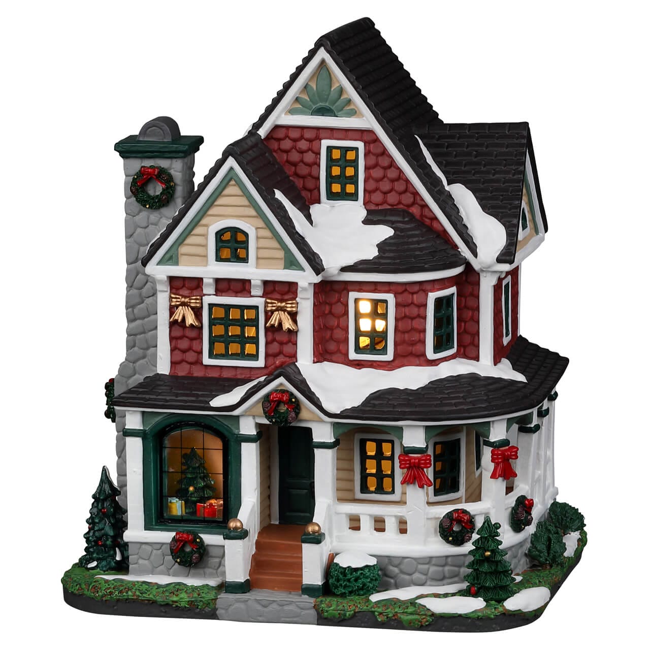 lemax-harper-house-maison-lumineuse-3-tages-caddington-village image 1