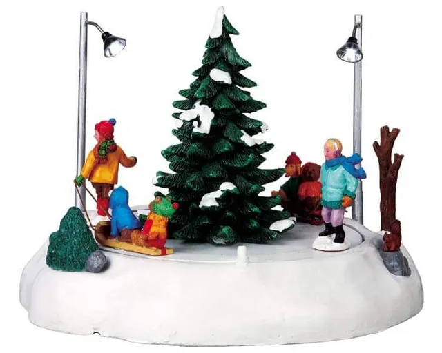 lemax-going-for-a-ride-figurine-miniature-village-de-no-l image 1