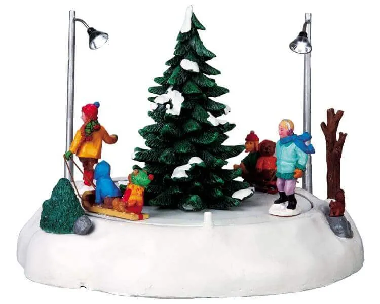 lemax-going-for-a-ride-figurine-miniature-village-de-no-l image 1