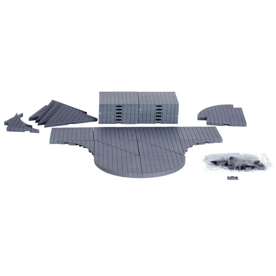 lemax-plaza-system-grey-variety-32-pcs-socles-modulaires-village-de-no-l image 1