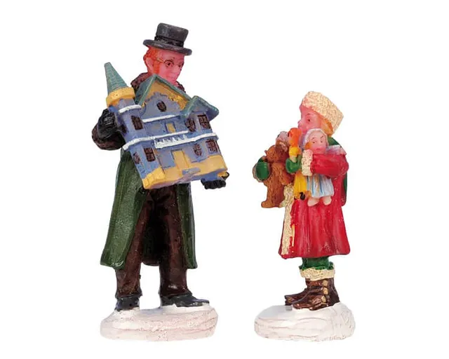 lemax-dad-s-christmas-surprise-figurine-village-no-l image 1