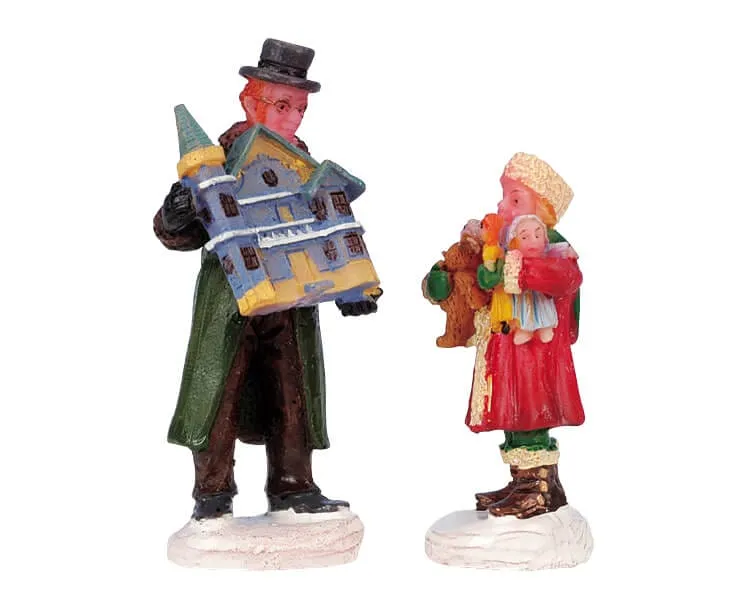 lemax-dad-s-christmas-surprise-figurine-village-no-l image 1