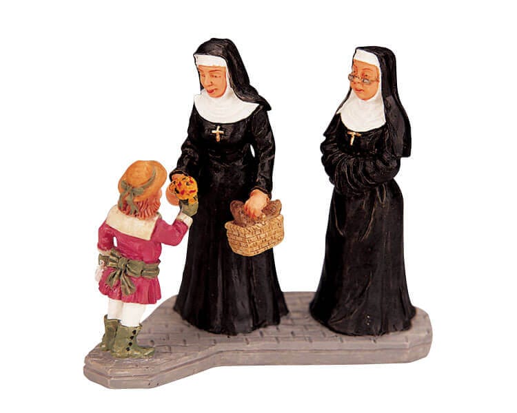 lemax-flowers-for-sister-figurine-miniature-fleurie image 1