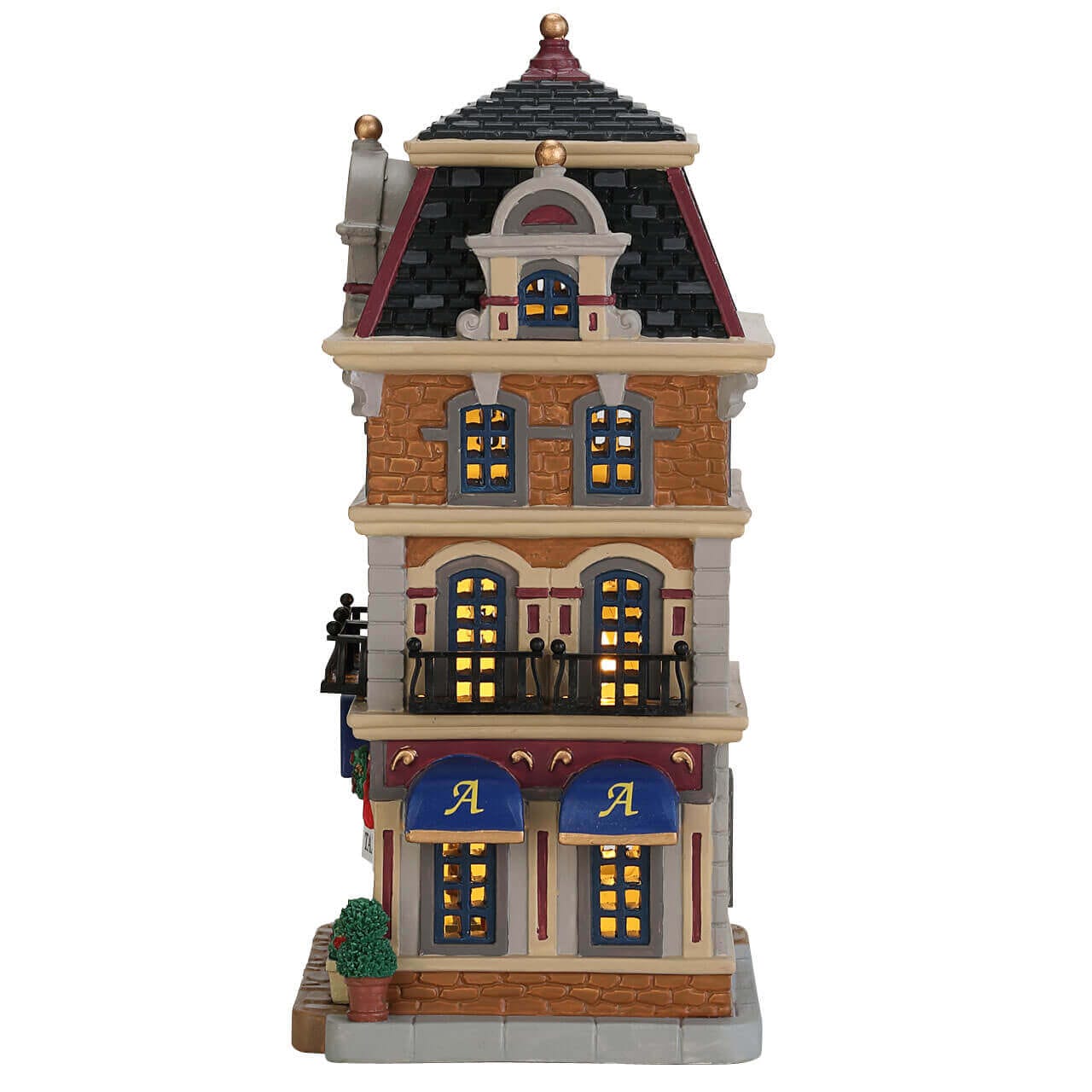 lemax-argyle-hotel-h-tel-miniature-lumineux-village-de-no-l image 2