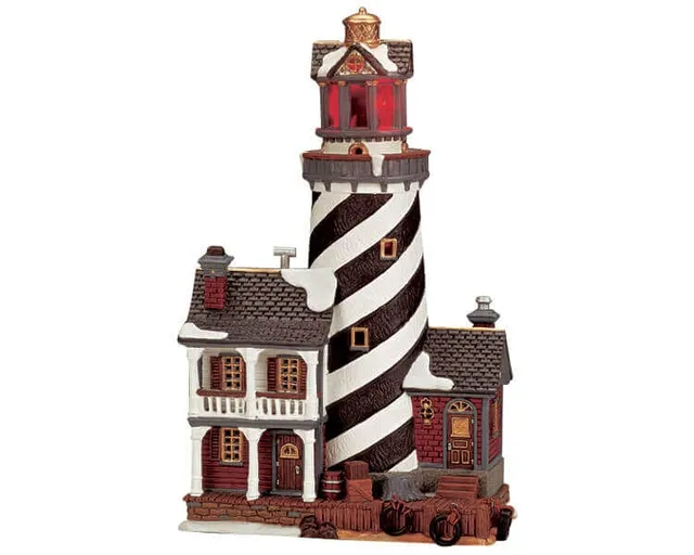 lemax-smuggler-s-cove-lighthouse-phare-miniature-lumineux image 1