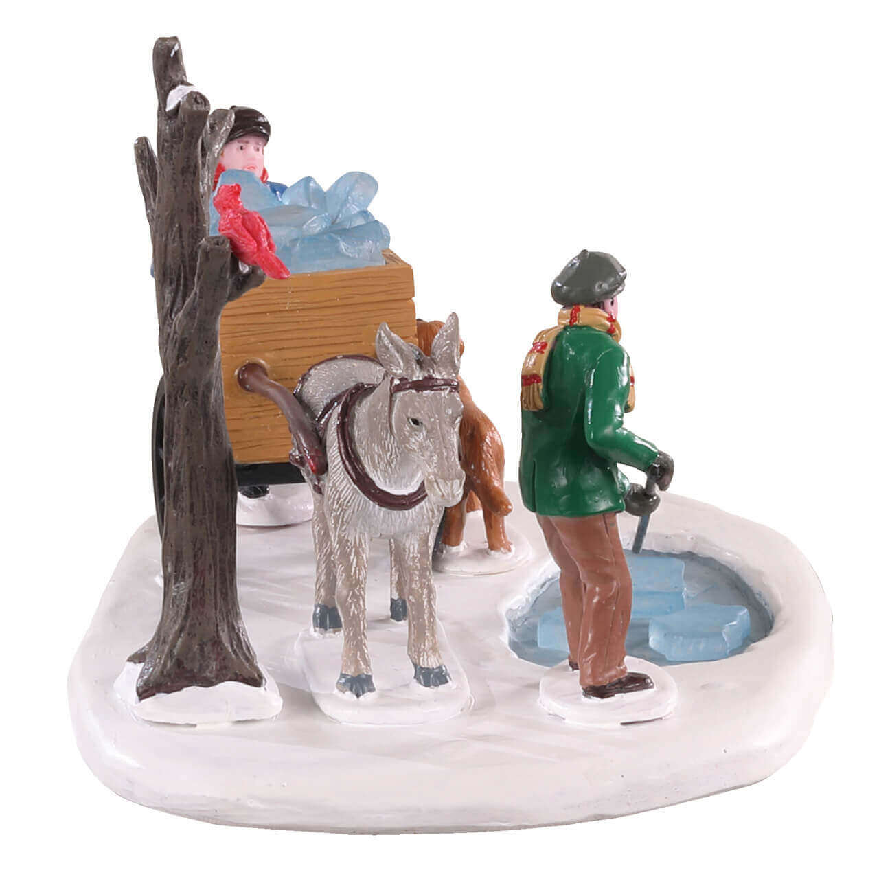 lemax-ice-rakers-figurine-attelage-glace-village-d-hiver image 2
