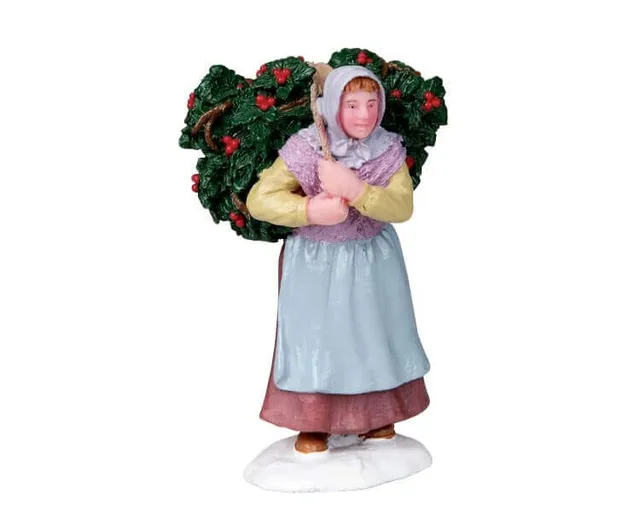 lemax-holly-gatherer-figurine-r-colte-de-houx-pour-village image 1