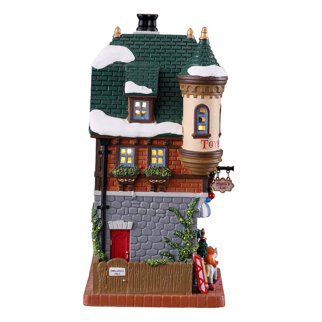 lemax-santa-s-list-toy-shop-boutique-de-jouets-miniature-caddington image 2