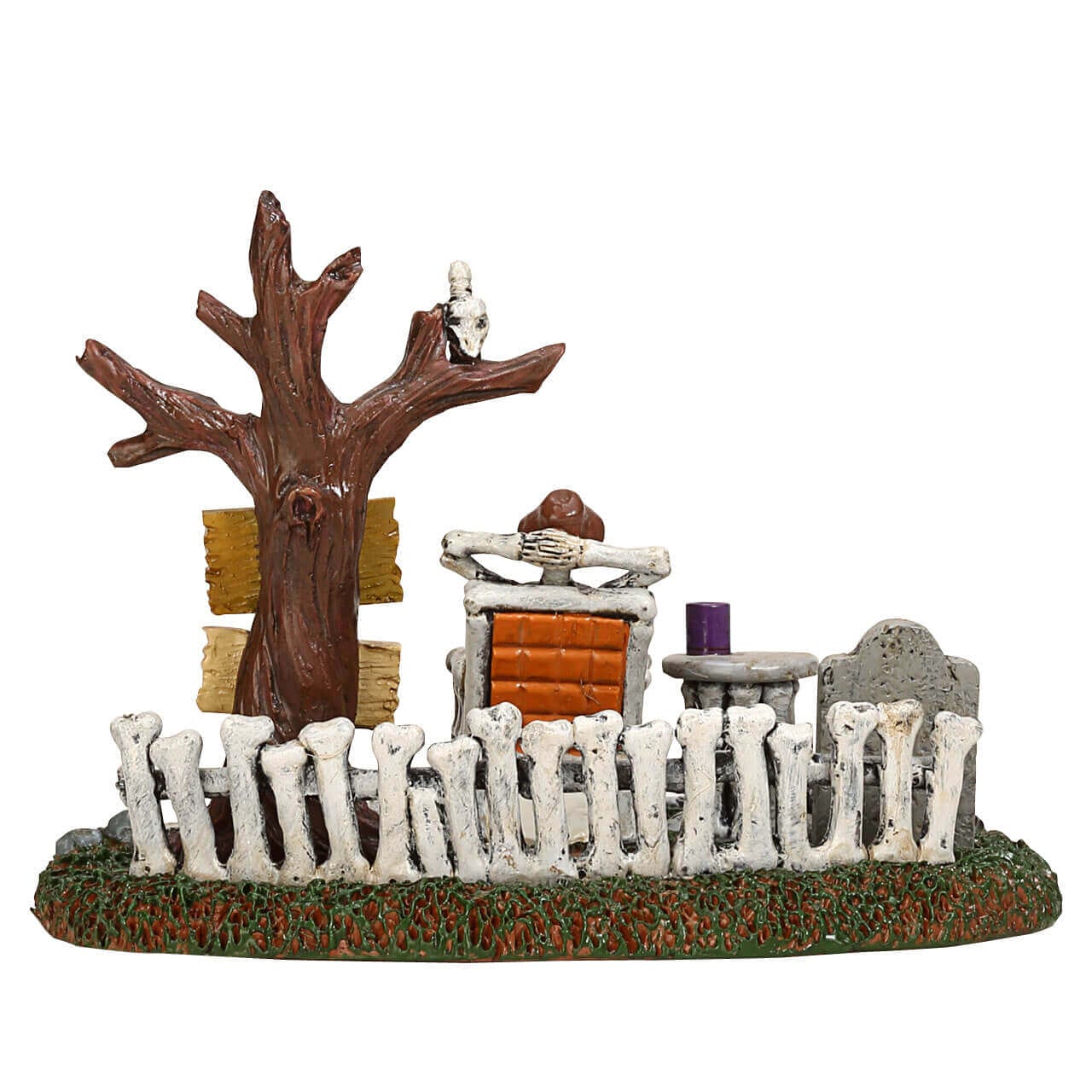 lemax-welcome-to-the-boneyard-d-cor-figurine-spooky-town-halloween image 4