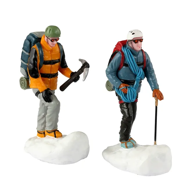 lemax-mountaineers-figurines-alpinistes-village-de-no-l-vail-village image 1