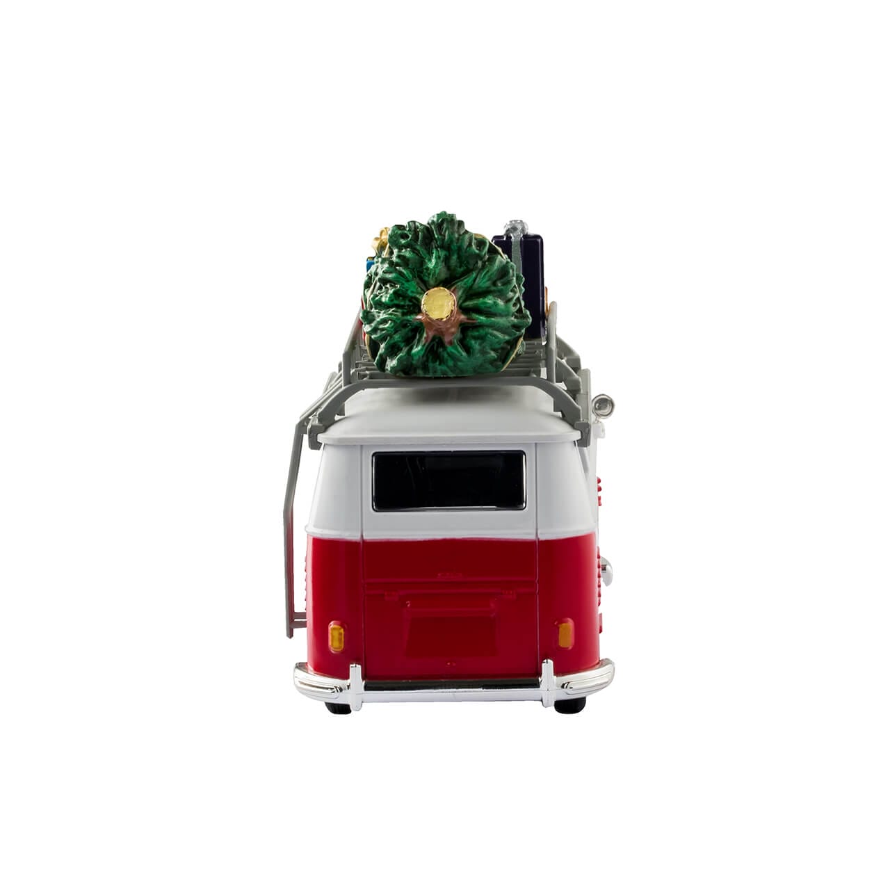 lemax-christmas-van-camionnette-miniature-de-no-l-rouge-avec-sapin-et-cadeaux image 4