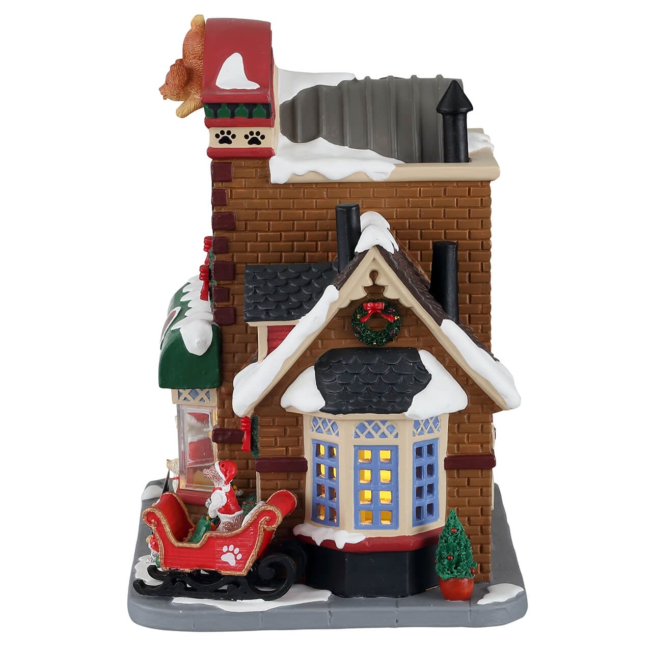 lemax-meet-santa-paws-motel-lumineux-caddington-village image 3