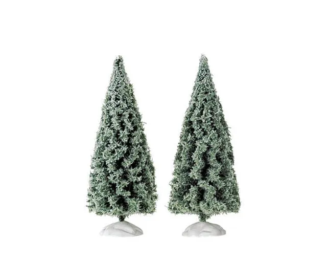 lemax-spruce-tree-small-petit-sapin-vert-miniature-stable image 1