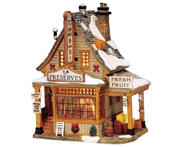 lemax-marilou-s-preserves-boutique-miniature-de-village-de-no-l image 1