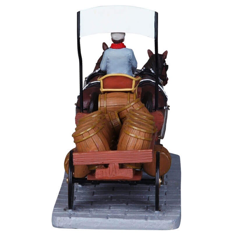 lemax-brewer-s-wagon-chariot-miniature-brasseur-village-de-no-l image 4