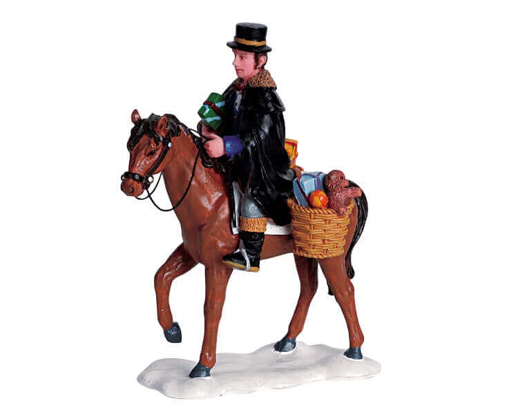lemax-christmas-rider-figurine-cavalier-de-no-l-village-miniature image 2
