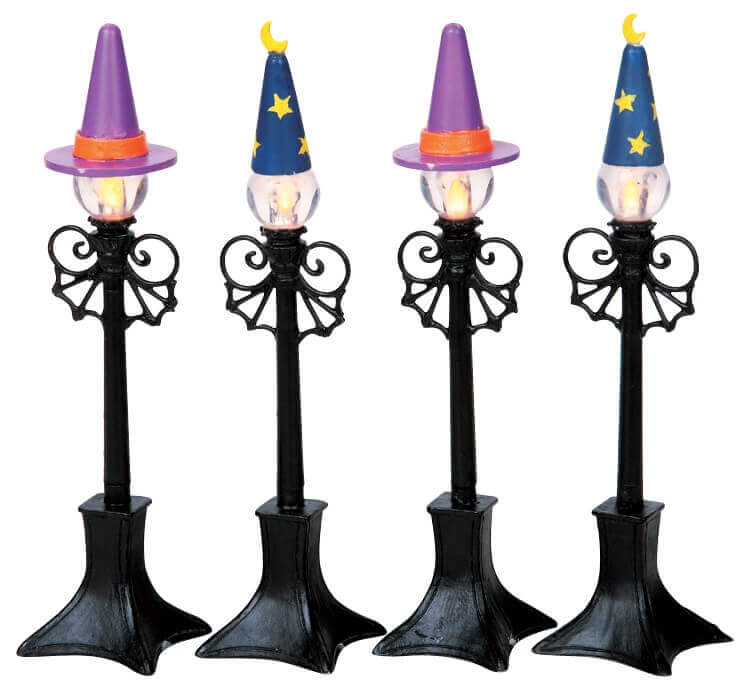 lemax-witch-wizard-street-lamp-r-verb-re-spooky-town image 1