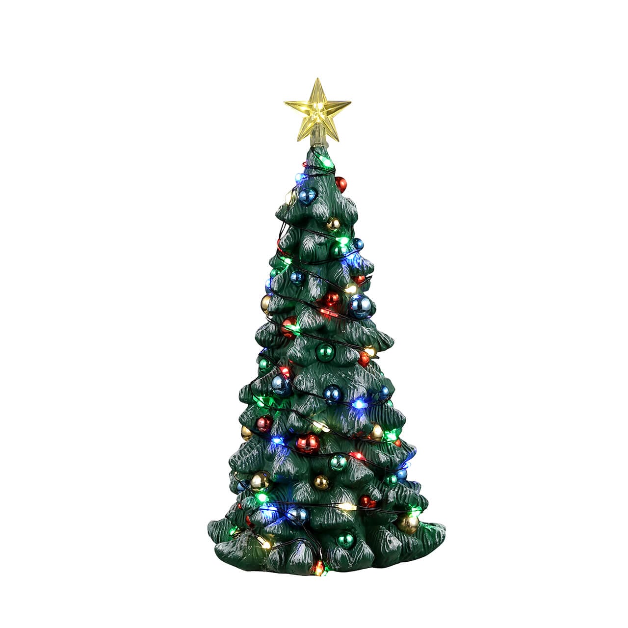 lemax-snowy-christmas-tree-sapin-miniature-lumineux-enneig image 4