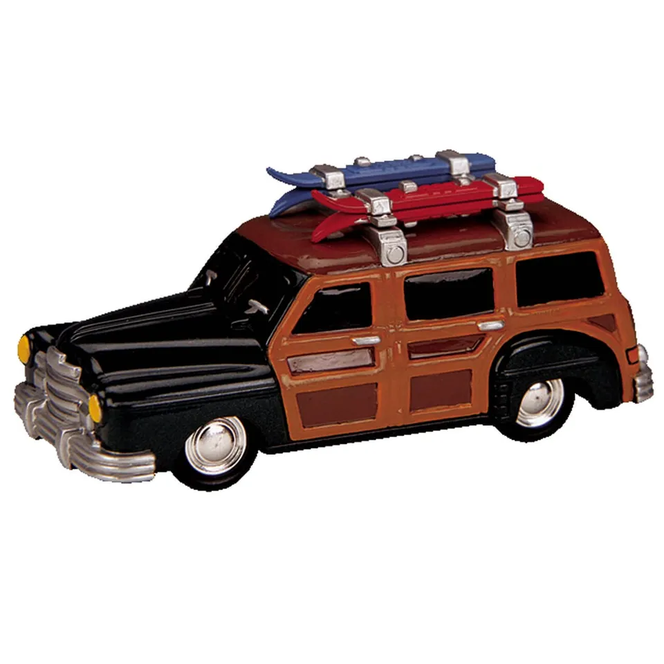 lemax-beach-wagon-chariot-de-plage-pour-village-miniature image 1