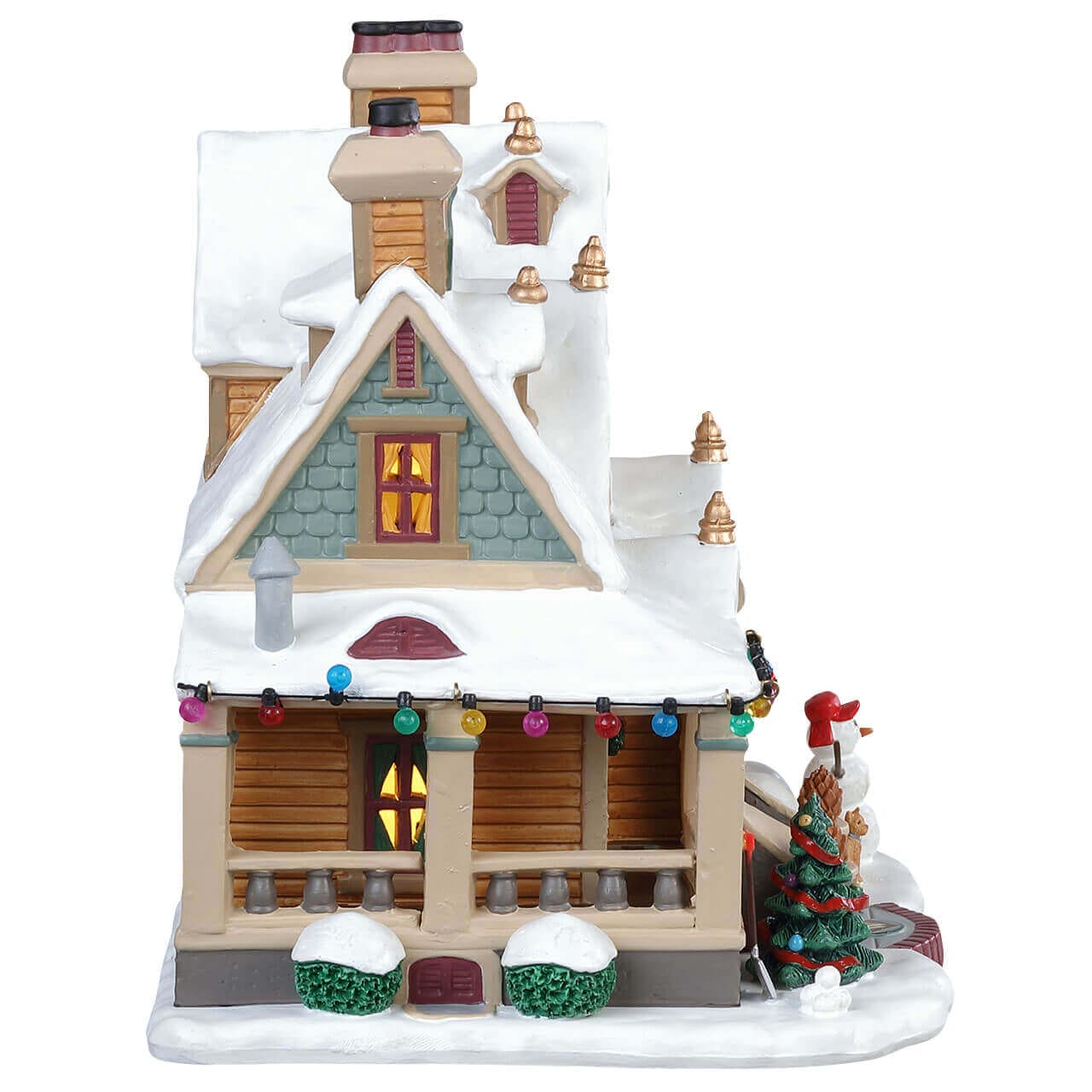 lemax-wilson-residence-maison-de-village-de-no-l-miniature-lumineuse image 3