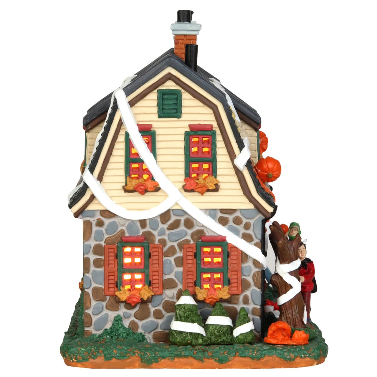 lemax-tricked-out-house-maison-hant-e-spooky-town image 3