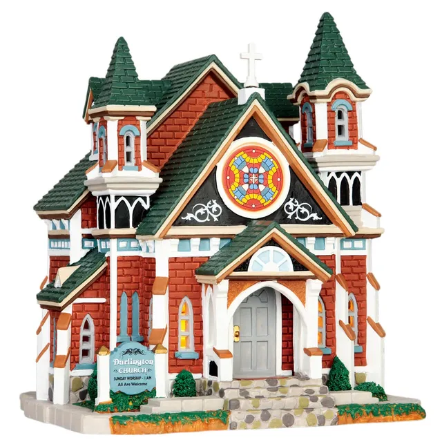lemax-darlington-church-glise-miniature-de-village image 1