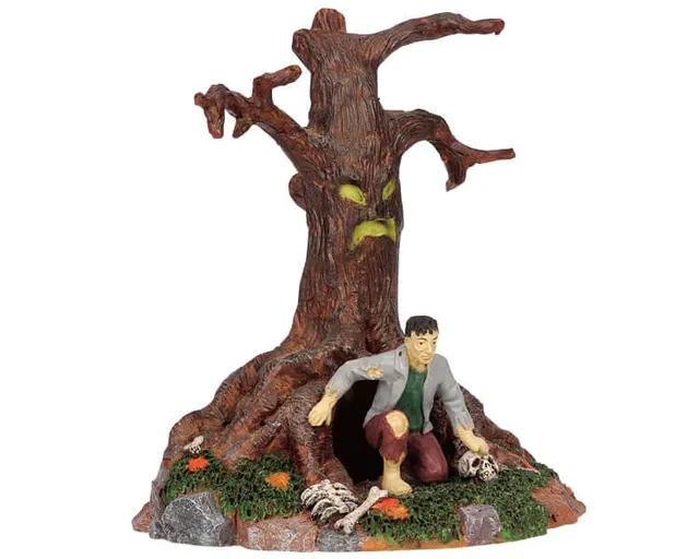 lemax-the-zombie-s-lair-b-tisse-spooky-town-halloween image 1