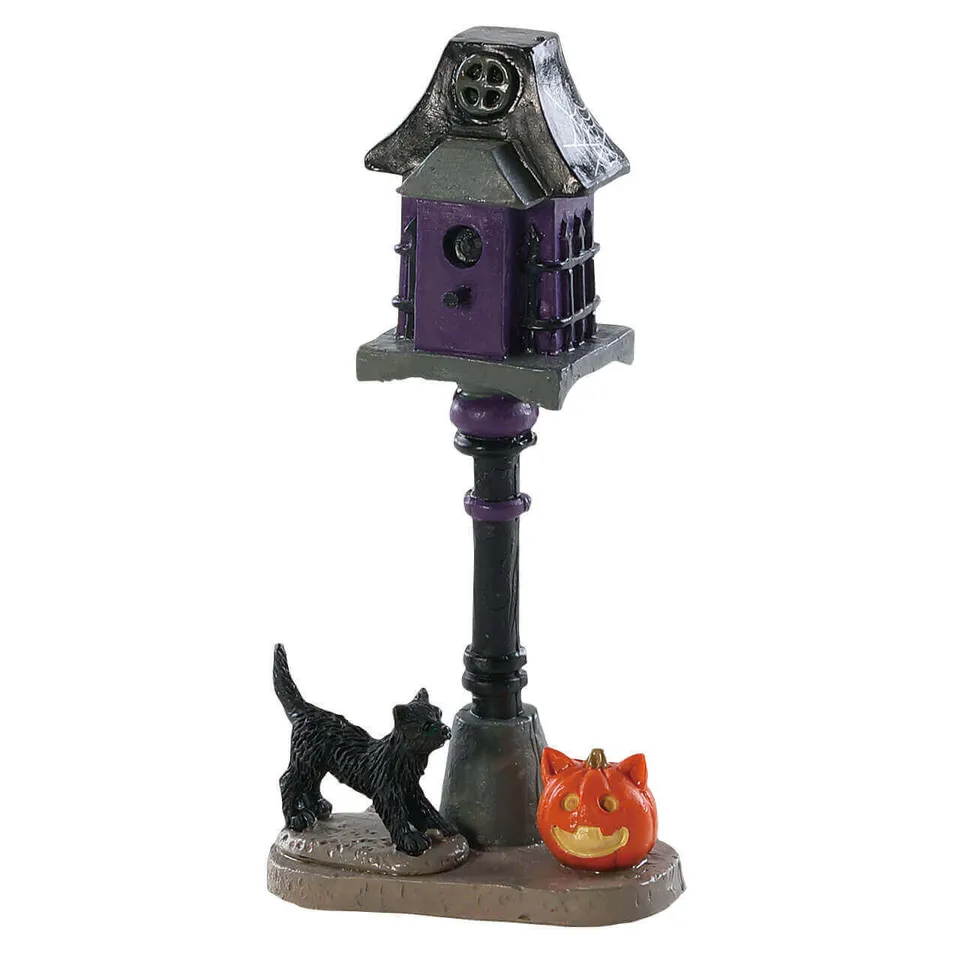 lemax-haunted-birdhouse-cabane-oiseaux-spooky-town-halloween image 1